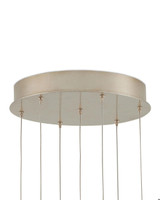 Currey and Company Parish 7-Light Round Multi-Drop Pendant 