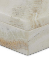 Currey and Company Arco Onyx Hexagon Box 