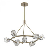 Hubbardton Forge Gatsby Pendant, 9-Light, Soft Gold, 31.7"W (131067-SKT-MULT-84-CR 5YWQW5) 