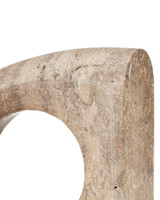Currey and Company Russo Travertine Object, Set of 2 