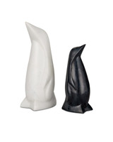 Currey and Company Black & White Penguin, Set of 2 