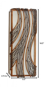 Varaluz Flow 2 Light Wall Sconce - Vertical 