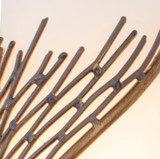 Varaluz Flow 1-Lt Left Sconce - Hammered Ore, Varaluz 240K01HO YV0K03YDHD 