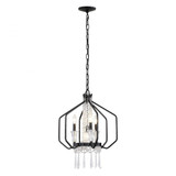 Varaluz Barcelona Crystal Pendant - Onyx 