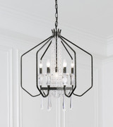 Varaluz Barcelona 7-Lt Crystal Pendant - Onyx, Varaluz 270P07OX YV0K03YEFJ 