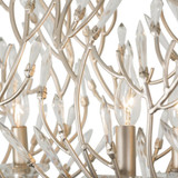 Varaluz Bask 8 Light Crystal Linear Pendant - Gold Dust 