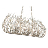 Varaluz Bask 8 Light Crystal Linear Pendant - Gold Dust 