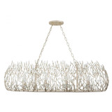 Varaluz Bask 8 Light Crystal Linear Pendant - Gold Dust 