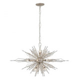 Varaluz Orbital Linear Chandelier - Oval, Gold Dust 