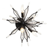 Varaluz Orbital Wall/Ceiling Semi-Flush Mount - Carbon 