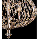 Varaluz Bask 3 Light Crystal Pendant - Gold Dust 