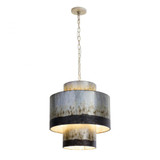 Varaluz Cannery 4 Light Pendant - Ombre Galvanized 