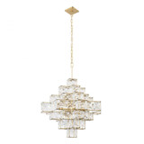 Varaluz Cubic Chandelier - Calypso Gold 