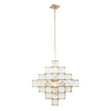 Varaluz Cubic Chandelier - Calypso Gold 