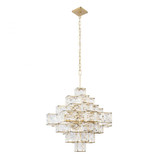 Varaluz Cubic Chandelier - Calypso Gold 