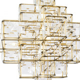 Varaluz Cubic Chandelier - Calypso Gold 