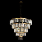 Varaluz Social Club Five-Tier Chandelier - Gold 