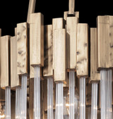 Varaluz Matrix 6 Light Pendant - Gold 