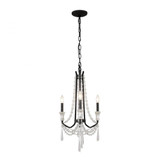 Varaluz Barcelona 3 Light Chandelier - Onyx 