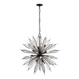 Varaluz Orbital Large 16-Lt Pendant - Carbon, Varaluz 311P16CB YV0K03YFEP 