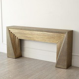 Global Views Deco Brass Console 