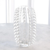 Global Views Fringe Clear Glass Vase 