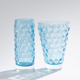 Global Views Bubble Cylinder Cobalt Vase 