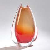 Global Views Fin Large Cinnabar Vase 