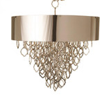 Global Views Chain Nickel Pendant 