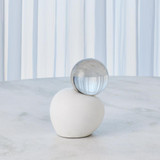 Global Views Single Meringue Large Sculpture with Sphere 