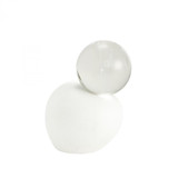 Global Views Single Meringue Large Sculpture with Sphere 