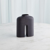 Global Views Guardian Medium Black Vase 