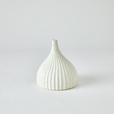 Global Views Dewdrop Small White Vase 