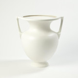 Global Views Grecian Large Matte White Amphora 