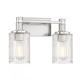 Savoy House Concord 2-Light Bathroom Vanity Light in Silver and Polished Nickel, Savoy House 8-1102-2-146 ALXM4 