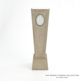 Global Views Proust Grey Sandblasted Oak Pedestal 