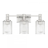 Savoy House Concord 3-Light Bathroom Vanity Light in Silver and Polished Nickel, Savoy House 8-1102-3-146 ALXM6 