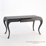 Global Views Paris Black Cerused Oak Desk 