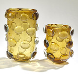 Global Views Rondelle Large Amber Vase 