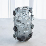 Global Views Rondelle Large Gray Vase 