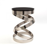 Global Views Spiral Nickel Table 