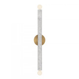 Savoy House Callaway 2-Light Wall Sconce in White Marble with Warm Brass, Savoy House 9-2901-2-264 ALYJT 