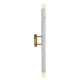 Savoy House Callaway 2-Light Wall Sconce in White Marble with Warm Brass, Savoy House 9-2901-2-264 ALYJT 