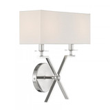 Savoy House Arondale 2-Light Wall Sconce in Polished Nickel, Savoy House 9-3305-2-109 ALYJV 
