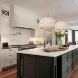 Crystorama Zanzibar Pendant - Soft Gold 25.25"H 