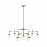 Arteriors Home Utica Chandelier Antique Brass 