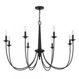 Savoy House Stonecrest 8-Light Chandelier in Matte Black, Savoy House 1-1202-8-89 ALWMC 
