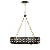 Venice 6-Light Chandelier Savoy House 1-2493-6-104