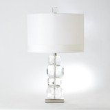 Global Views Stacked Gemstone Short Table Lamp 