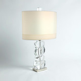 Global Views Stacked Gemstone Short Table Lamp 